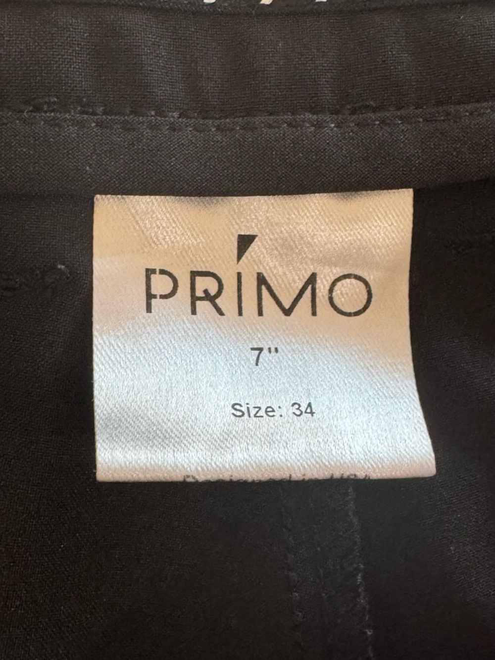 Primo Golf Men's Black Performance Chino Shorts/Golf - Size Medium - Picture 3 of 6